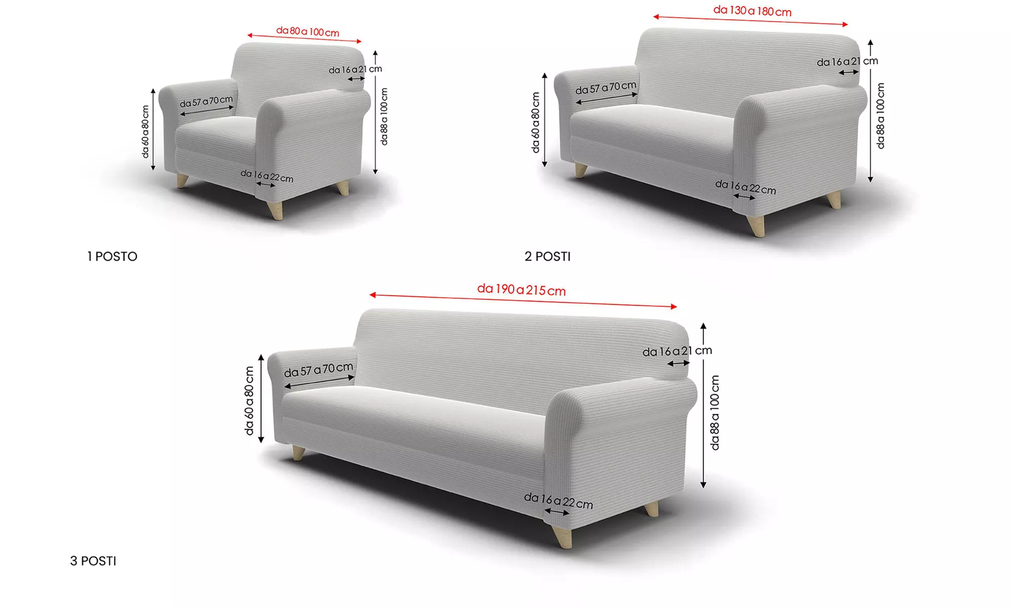 Elastischer Sofabezug „Leslie“