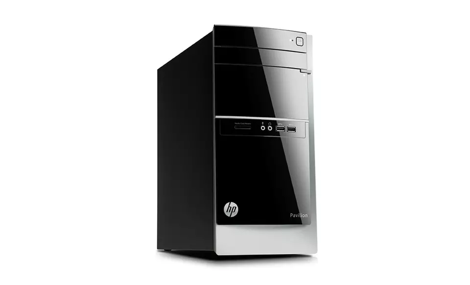 HP Pavilion 500-214 Desktop PC with 3.5GHz AMD A8-6500 Processor, 8GB of RAM, and 2TB HDD (Manufacturer Refurbished) - Primary Image