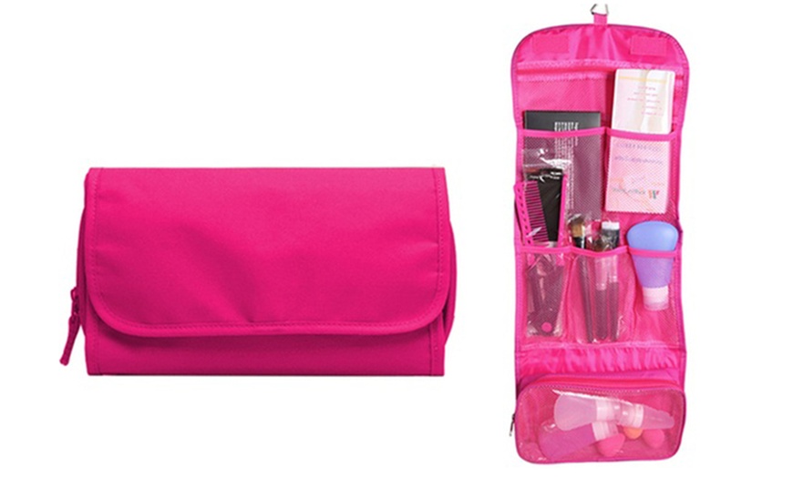 Image 7: One or Two PMS International Waterproof Foldable Travel Toiletry Bags