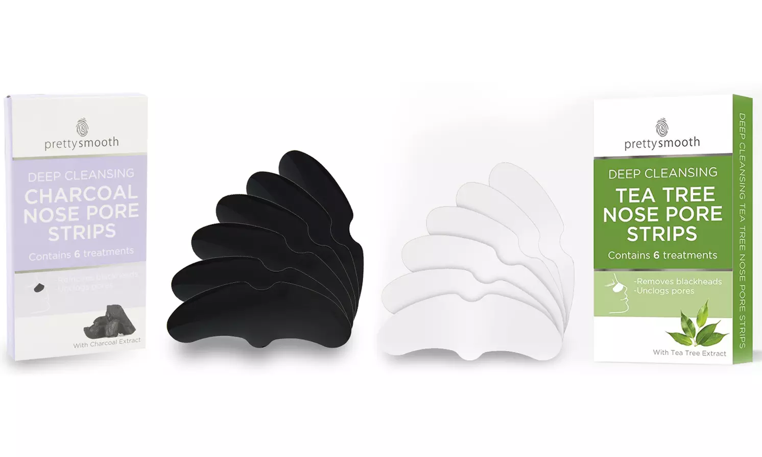 Jusqu'à 24 patchs purifiants anti-impuretés pour le nez de la marque Pretty Smooth - Second Medium