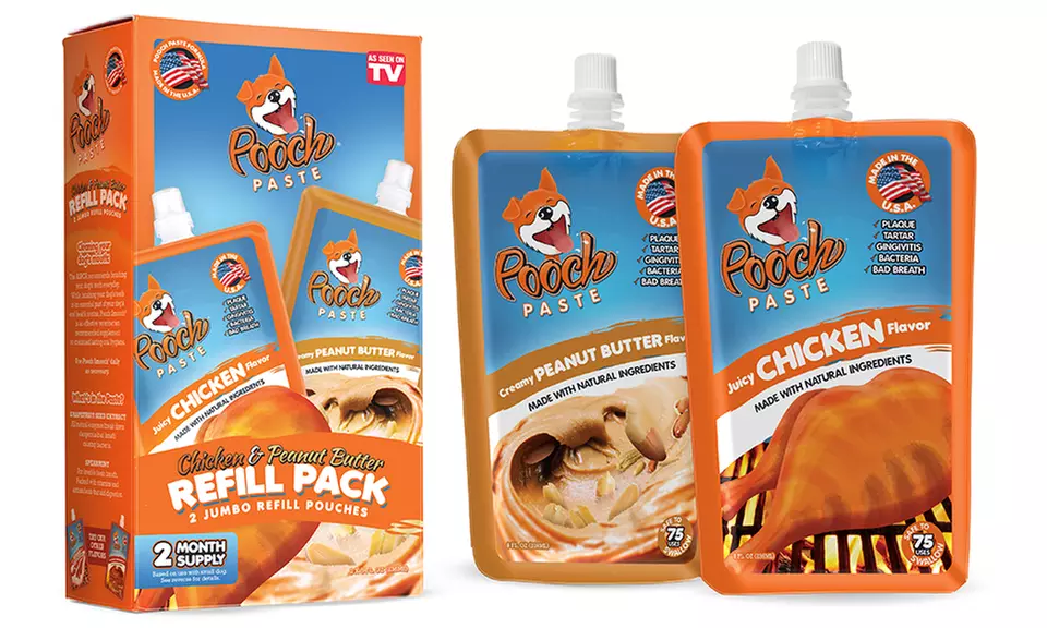 Pooch Smooch Bad-Breath Eliminator for Dogs and Pooch Paste Refills - Second Medium