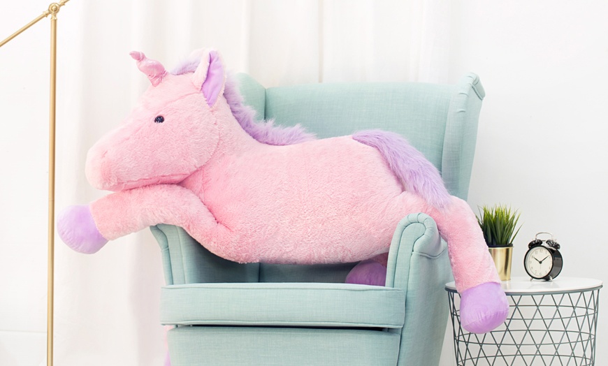 Image 6: Peluche en forme de licorne
