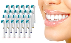 Pack of 24 or 48 Oral-B-Compatible Toothbrush Heads