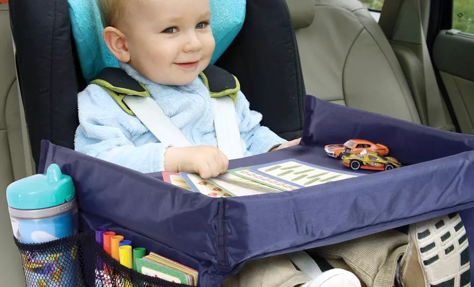 Portable, Waterproof Kids' Snack 'n' Play Tray - Primary Image