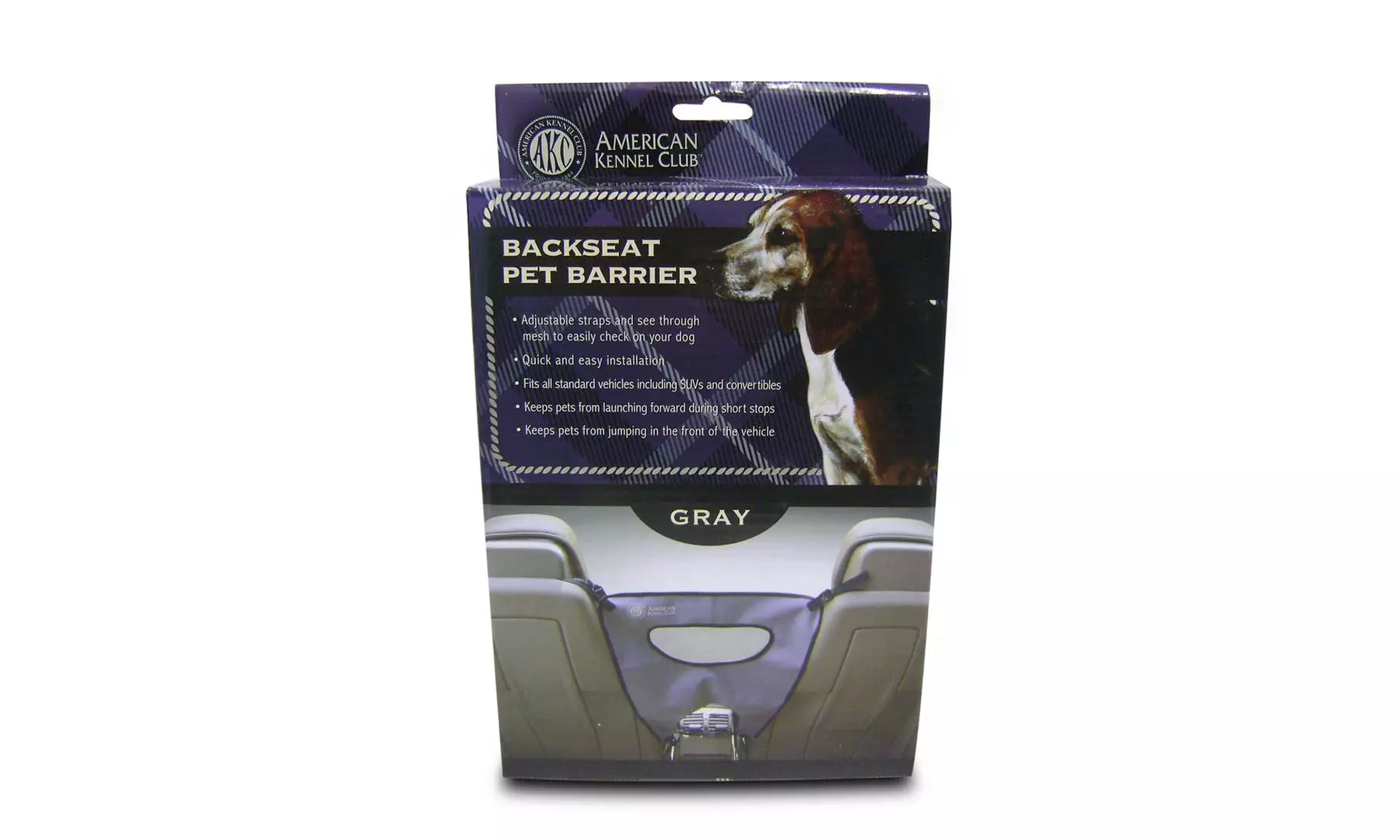 AKC Mesh Backseat Pet Car Barrier - Second Medium