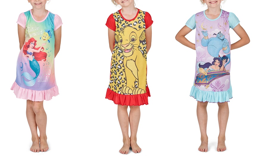 Image 1: Disney Girls' Night Dress