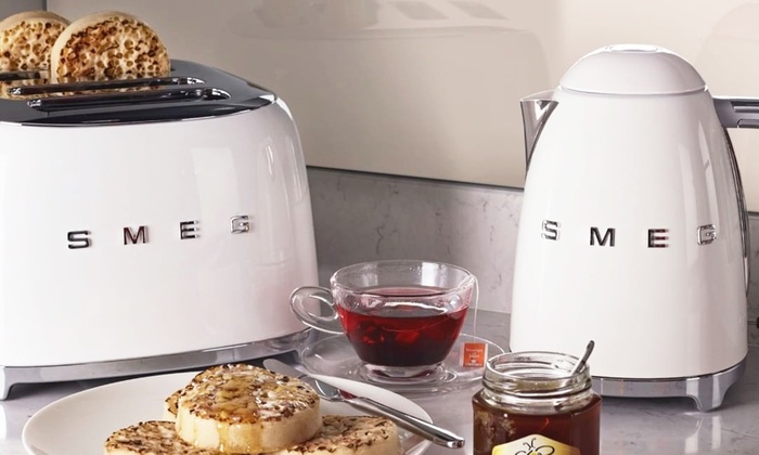 Up To 33% Off SMEG Toaster and Kettle Set | Groupon