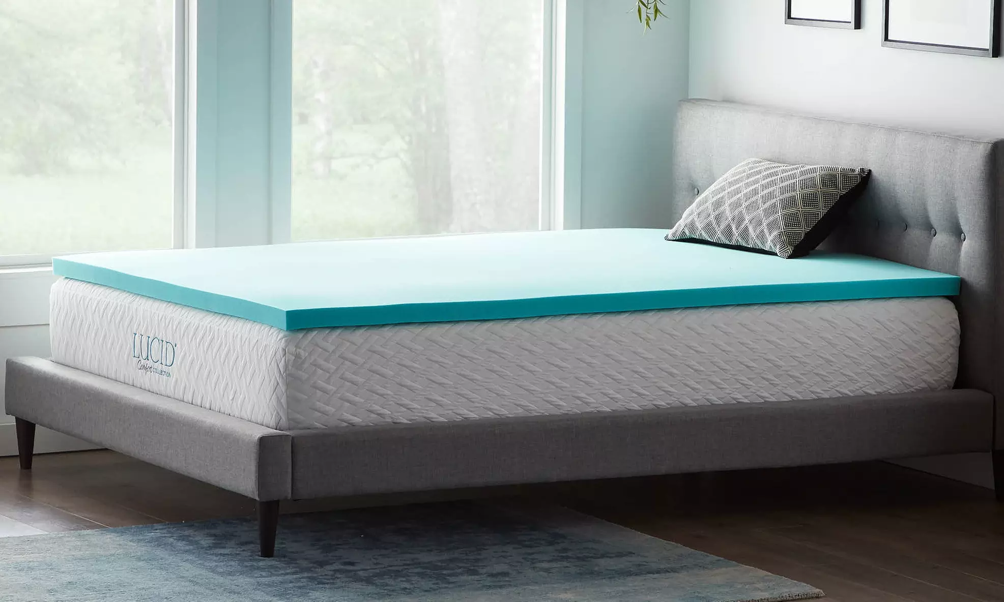 Lucid Comfort Collection Gel Memory Foam Toppers - Primary Image