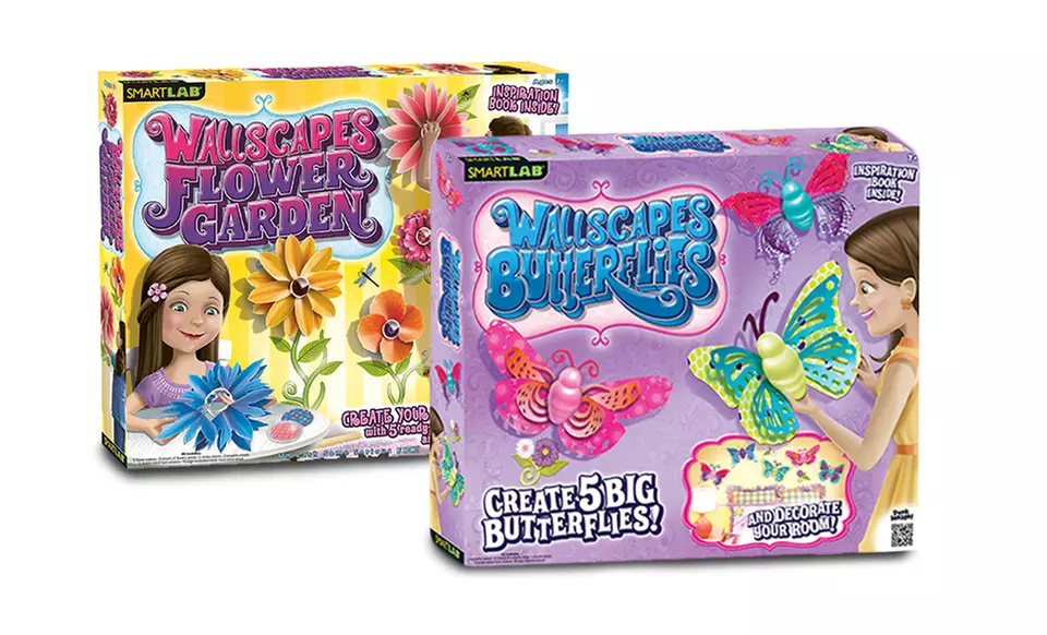 Smart Labs Butterfly and Garden Wallscapes Sets. Free Returns. - Primary Image