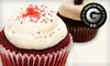 $20 for One Dozen Assorted Cupcakes at Red Velvet Cupcakery ($39.60 Value). Three Locations Available
