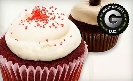 $20 for One Dozen Assorted Cupcakes at Red Velvet Cupcakery ($39.60 Value). Three Locations Available - Primary Image