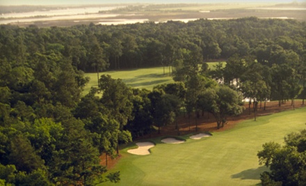 $65 for a Golf Outing with Cart for Two at Queen's Harbour Yacht & Country Club (Up to $130 Value) - Primary Image