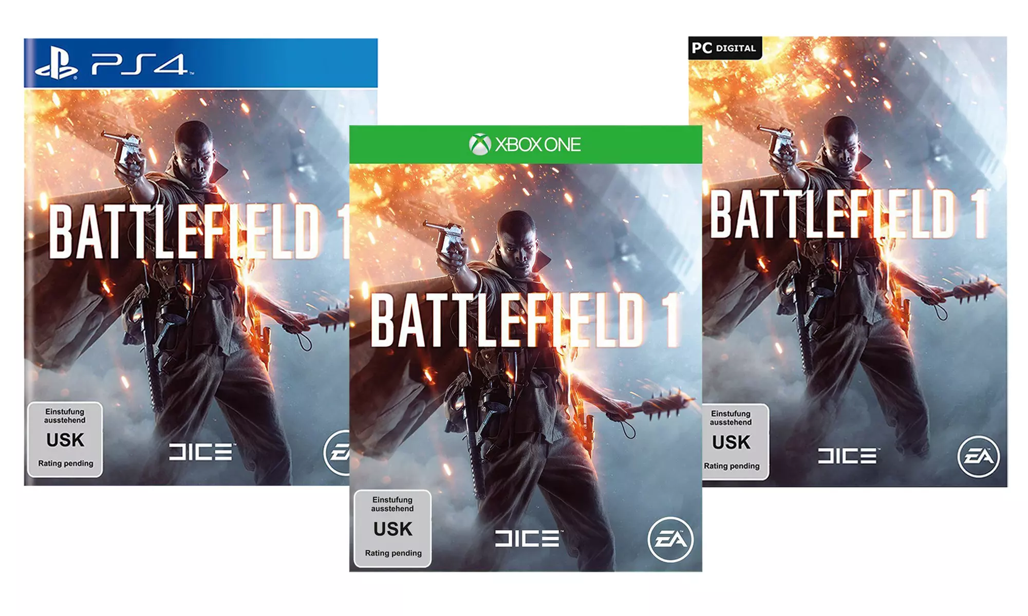Battlefield 1 für PC, PlayStation 4 oder XBox One inkl. Versand (bis zu 17% sparen*) - Primary Image