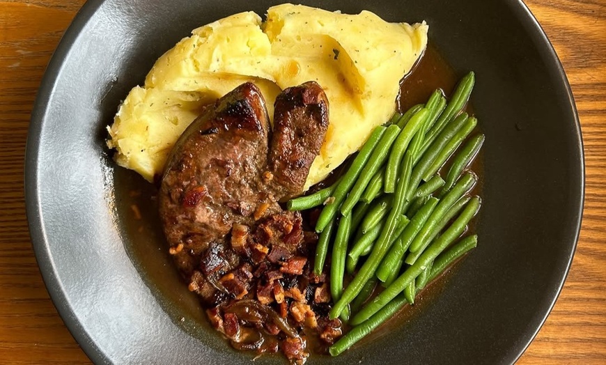 Image 6: Two-Course Meal for 2, 3, or 4 People with Optional Bottle of Wine