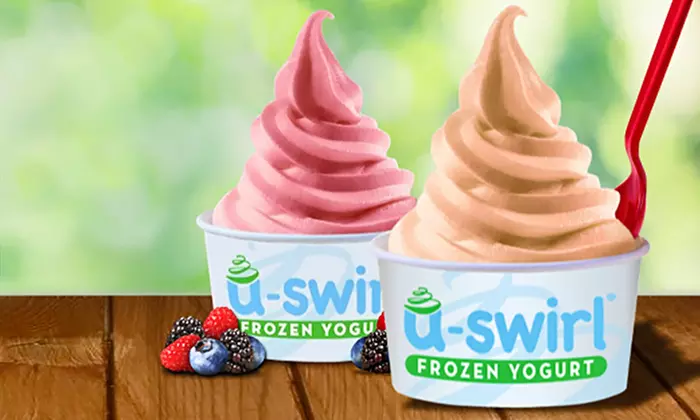 $12 for Four Groupons, Each Good for $5 Worth of Frozen Yogurt at U-Swirl Frozen Yogurt ($20 Value) - Primary Image