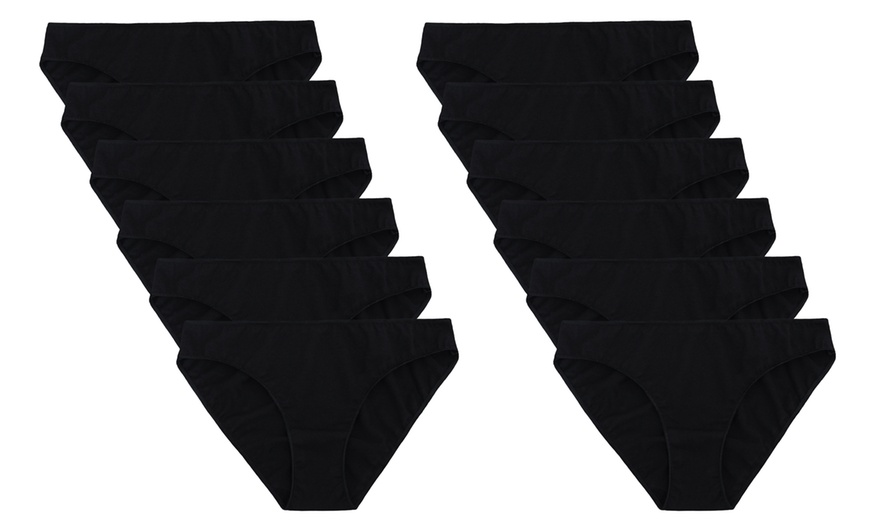 Image 5: Lot de 6 ou 12 culottes slip ou midi taille haute Coconuda