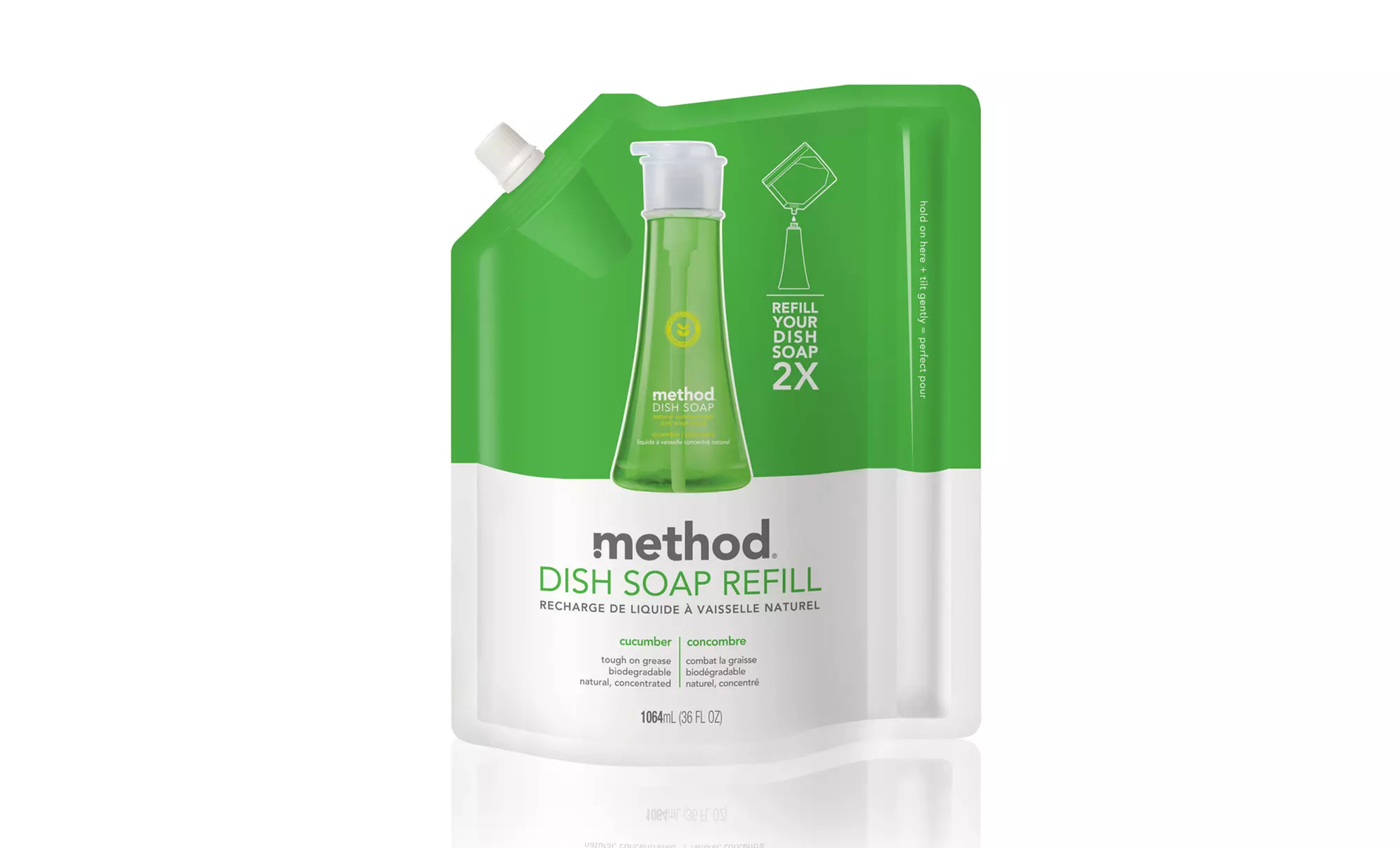 Method Pump Dish Soap Refills in Juicy Pear or Lemon Mint; 6-Pack of 36 fl. oz. Pouches + 5% Back in Groupon Bucks - Second Medium
