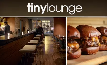 $20 for $40 Worth of Contemporary American Cuisine and Specialty Cocktails at Tiny Lounge - Primary Image