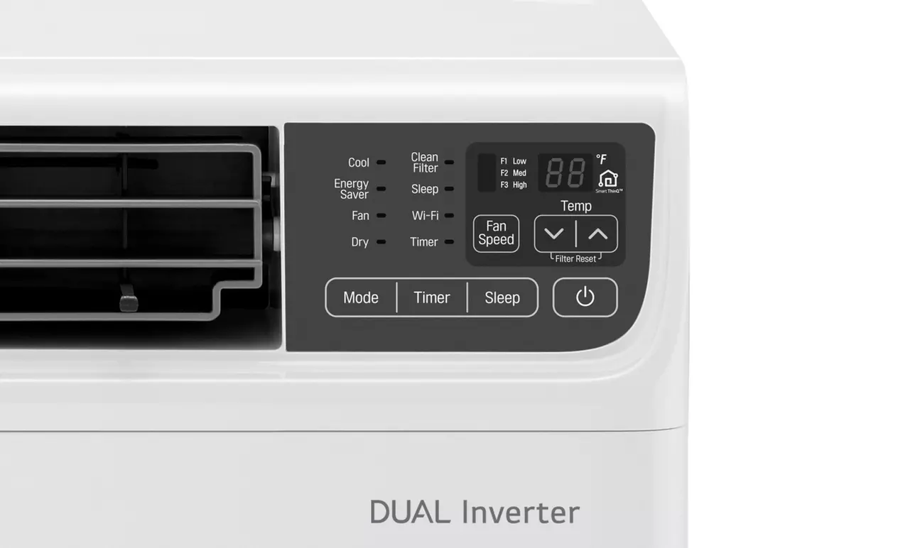 LG 15,000 - 18,000 BTU DUAL Inverter Smart Window AC with Remote (Refurbished) - Second Medium