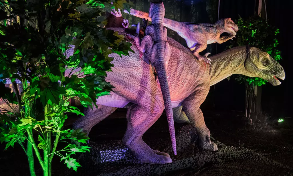 "Discover the Dinosaurs UNLEASHED" Interactive Exhibit for One Adult or Child on November 13 at 10 a.m. - Second Medium