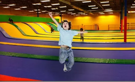 Two Hours of Jump Time for One, Two, or Four at Jumpoline Park in Aurora (Up to 58% Off) - Primary Image
