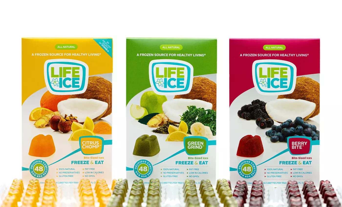 4-Pack of LifeIce Bite-Size Popsicles. Multiple Flavors.  - Primary Image