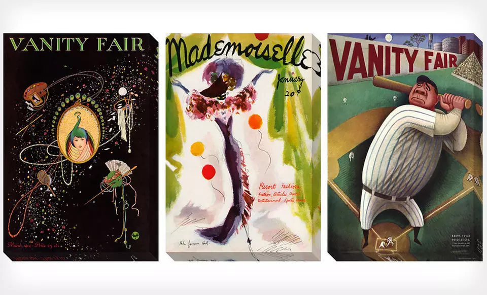 $59.99 for a Vintage Magazine Cover on Canvas ($239 List Price). 19 Options Available. Free Shipping and Returns. - Primary Image