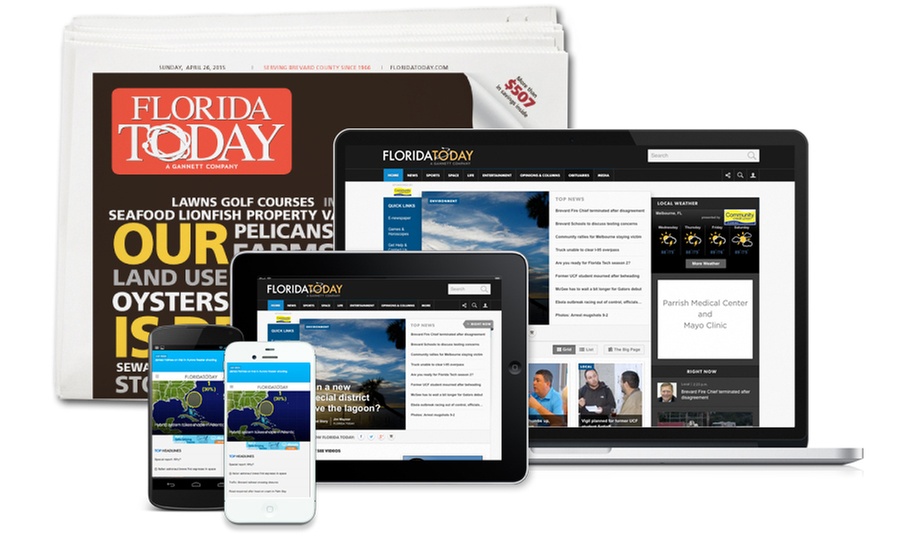 26- or 52-Week Full Access Subscription with Sunday Delivery from FLORIDA TODAY (Up to 71% Off)   - Primary Image