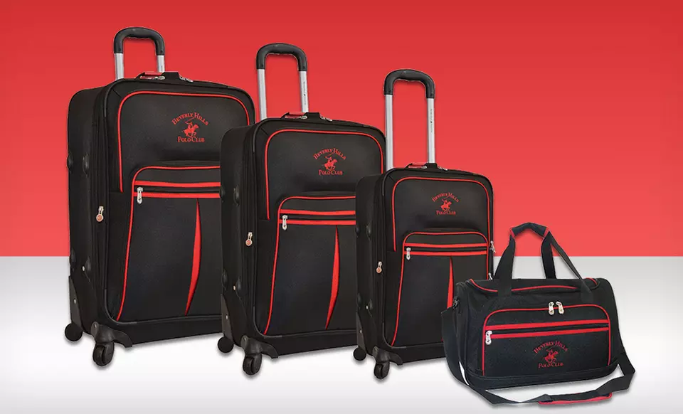 Beverly Hills Polo Club Luggage Groupon Goods