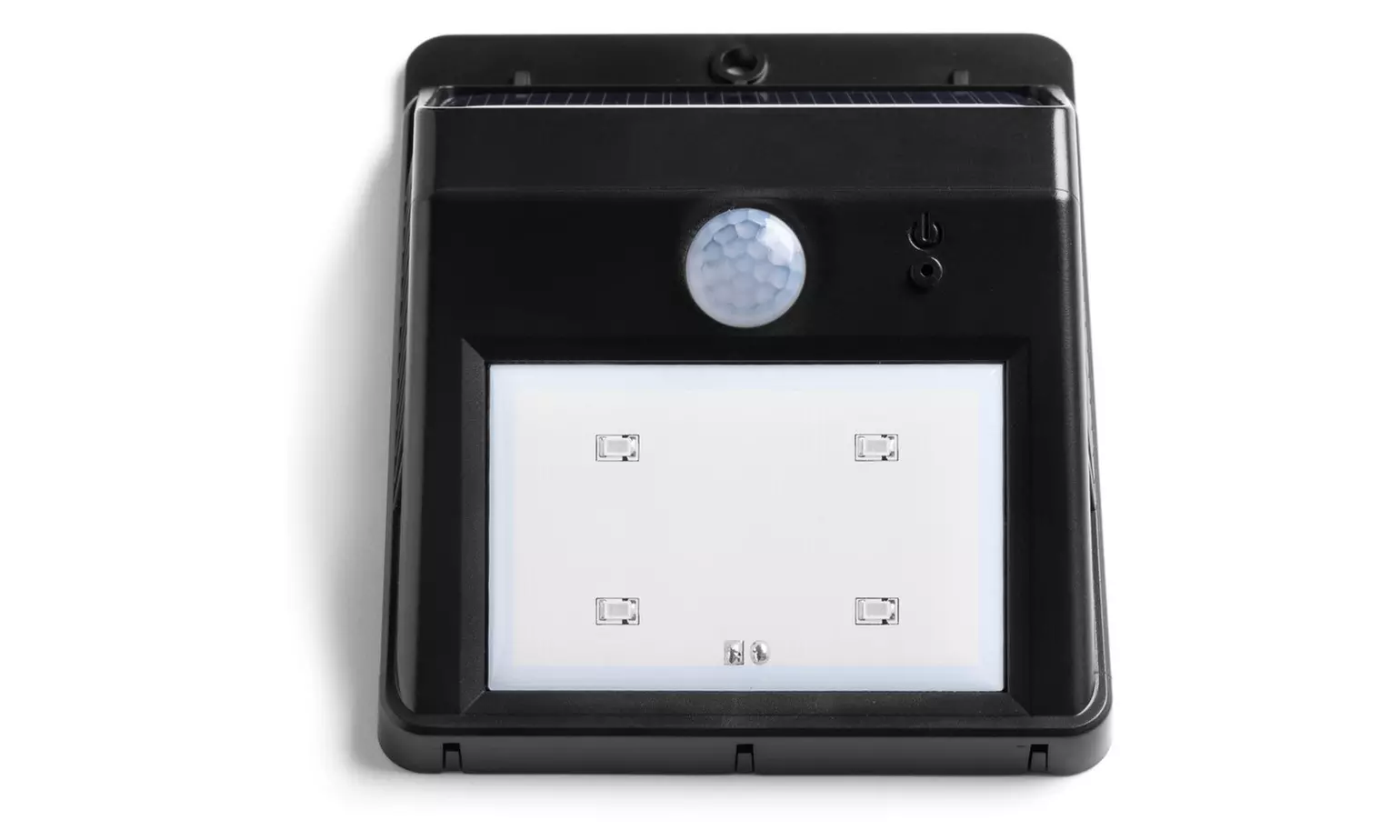 Solar-Powered Outdoor Wireless Motion-Sensing LED Lights (2-Pack) - Second Medium