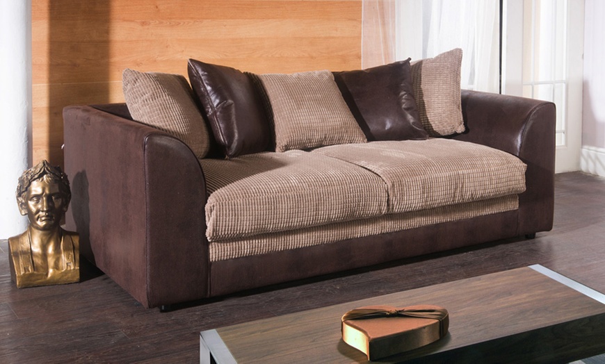 Image 3: Milo Three-Seat Sofa