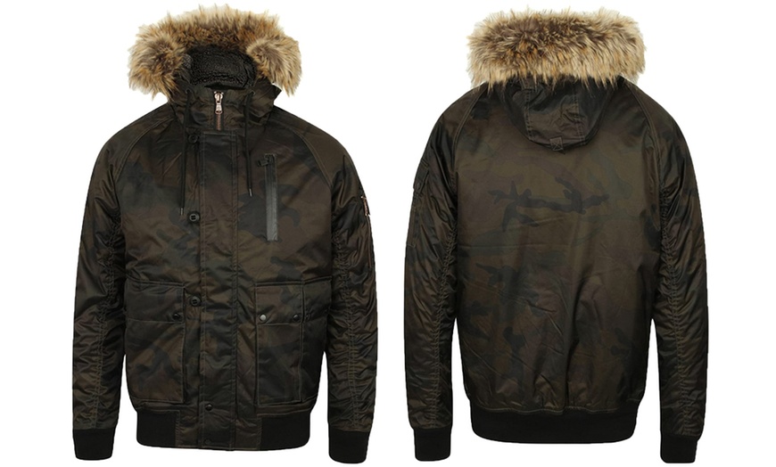 Image 4: Men's Winter Bomber Jacket