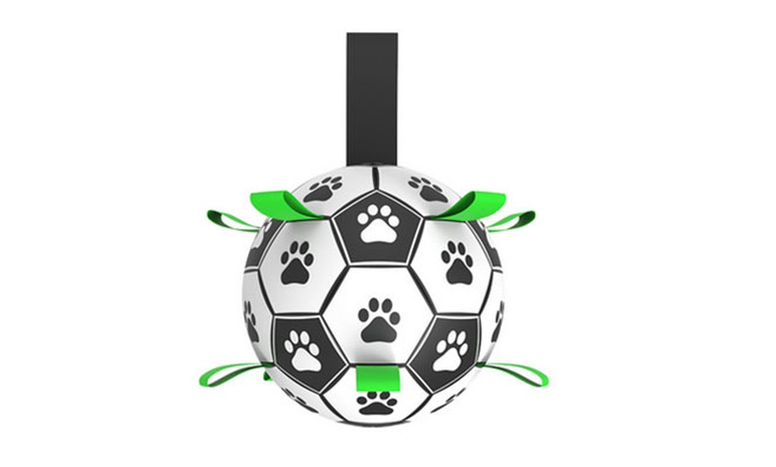 Image 2: Dog Toy Soccer Ball