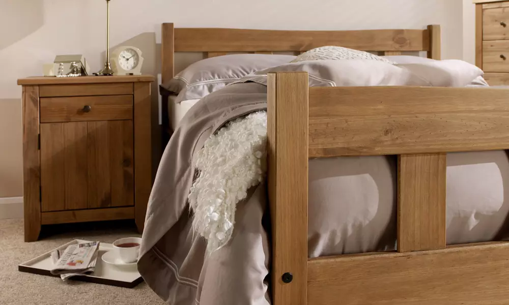 Hand Crafted Wooden Shaker-Style Bed Frame from £114.98 With Free Delivery (Up to 68% Off) - Image 2