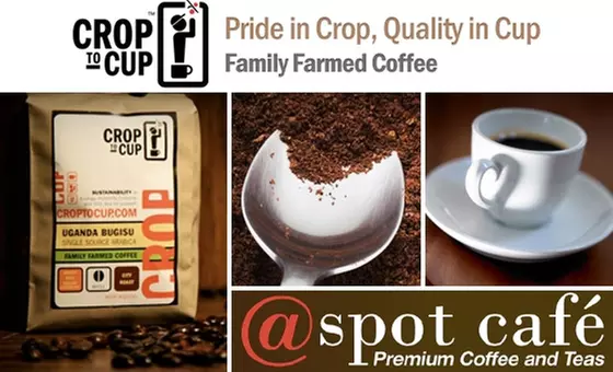 $10 for Two Pounds of Coffee Beans and One Month of Free Coffee at @Spot Café  - Primary Image