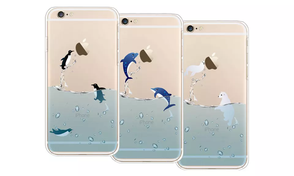 iPM Splish Splash Swimming Animals Flexible Case for iPhone 6/6+ - Primary Image