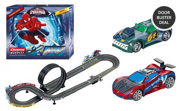 spider man carrera racing system