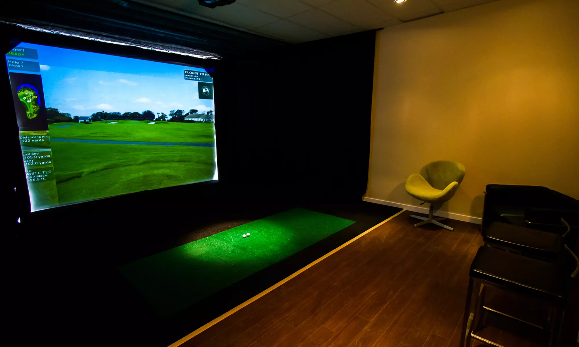 Two- or Three-Hour Golf Simulator Session for Up to Six at The Golf Lounge (Up to 53% Off) - Primary Image