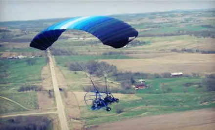 $135 for a 30-Minute, Tandem, Powered-Parachute Flight at Silver Lining Aviation in Hastings ($289 Value)  - Primary Image