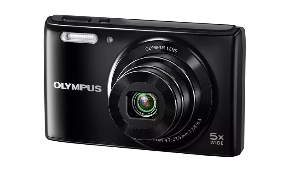 Olympus Stylus 16MP Digital Camera with 5x Optical Zoom (VG-180). Multiple Colors Available. Free Returns. - Second Medium