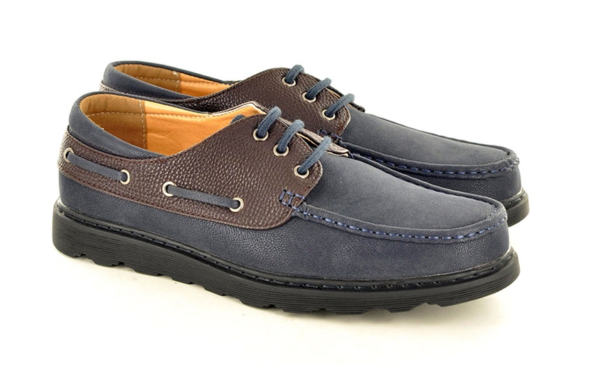 Image 4: Men's Lace-Up Boat Shoes 