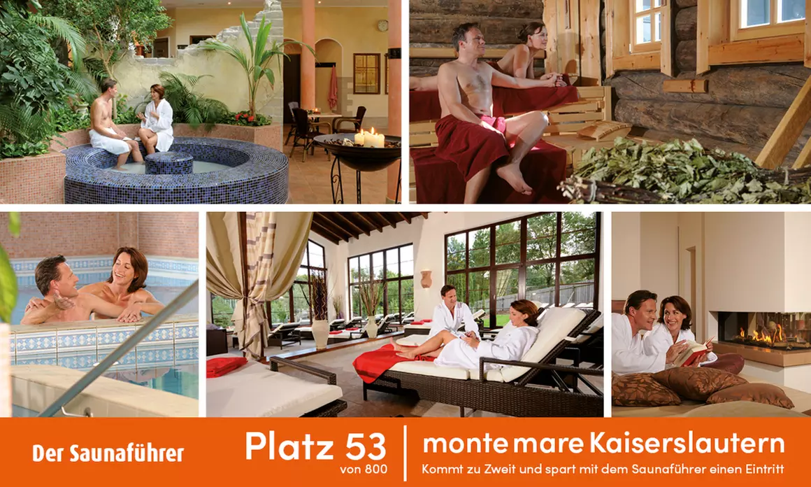 2:1 Gutschein für das monte mare Kaiserslautern (bis zu 50% sparen) - Primary Image