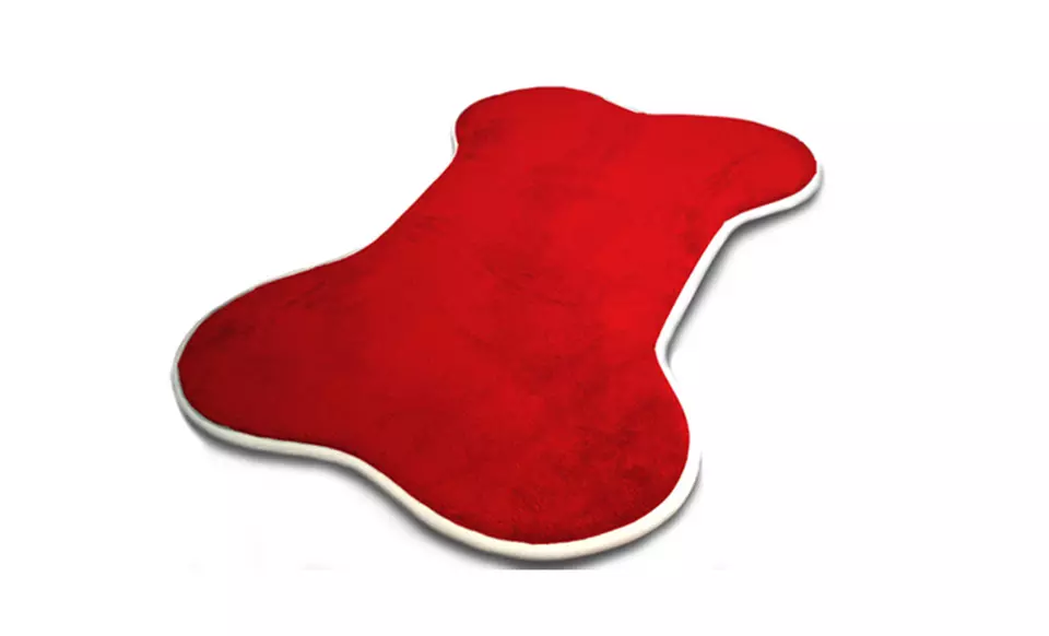 Innergy Bone-Shaped Memory-Foam Pet Mat in Small or Large. Multiple Colors Available from $9.99-$16.99. - Second Medium