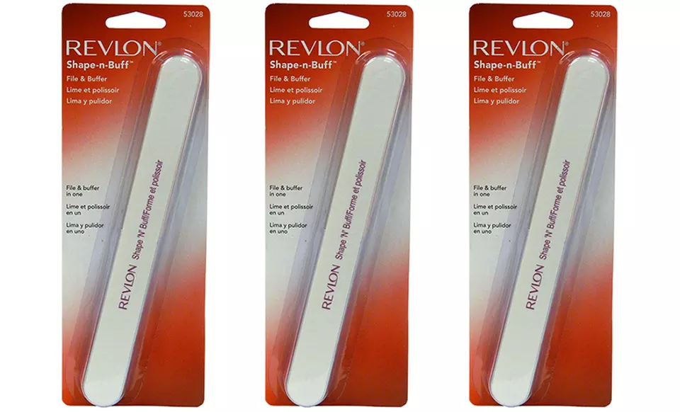 Revlon Shape-n-Buff Nail File 3-Pack - Primary Image