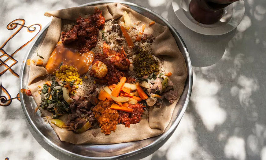 Image 1: 3-Course Ethiopian with Wine