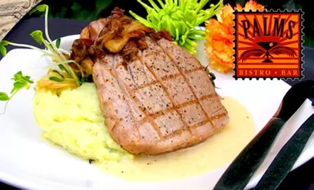 $20 for $40 Worth of Globally Inspired Dinner Fare at Palms Bistro Bar - Primary Image