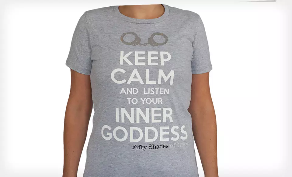 $12 for a “Fifty Shades of Grey” Tee ($24.99 List Price). Three Styles Available. - Second Medium
