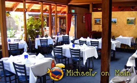 $15 for $30 Worth of Upscale Comfort Fare and Drinks at Michael's on Main - Primary Image