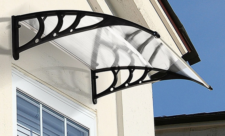 Image 4: Outsunny Outdoor Door Canopy