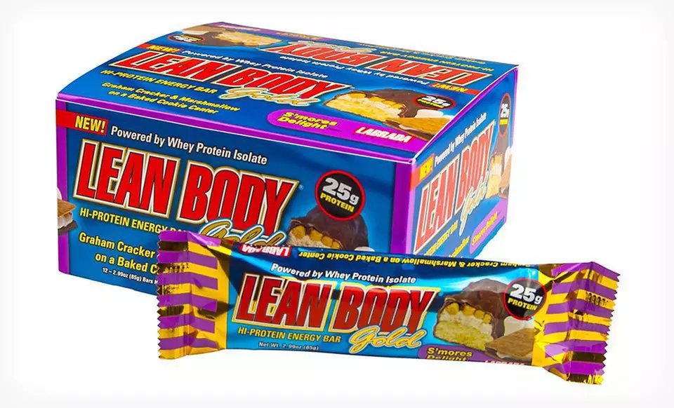 $26.99 for a 12-Count Box of Labrada Lean Body Gold Protein Bars ($41.88 List Price). Two Flavors. Free Shipping. - Second Medium